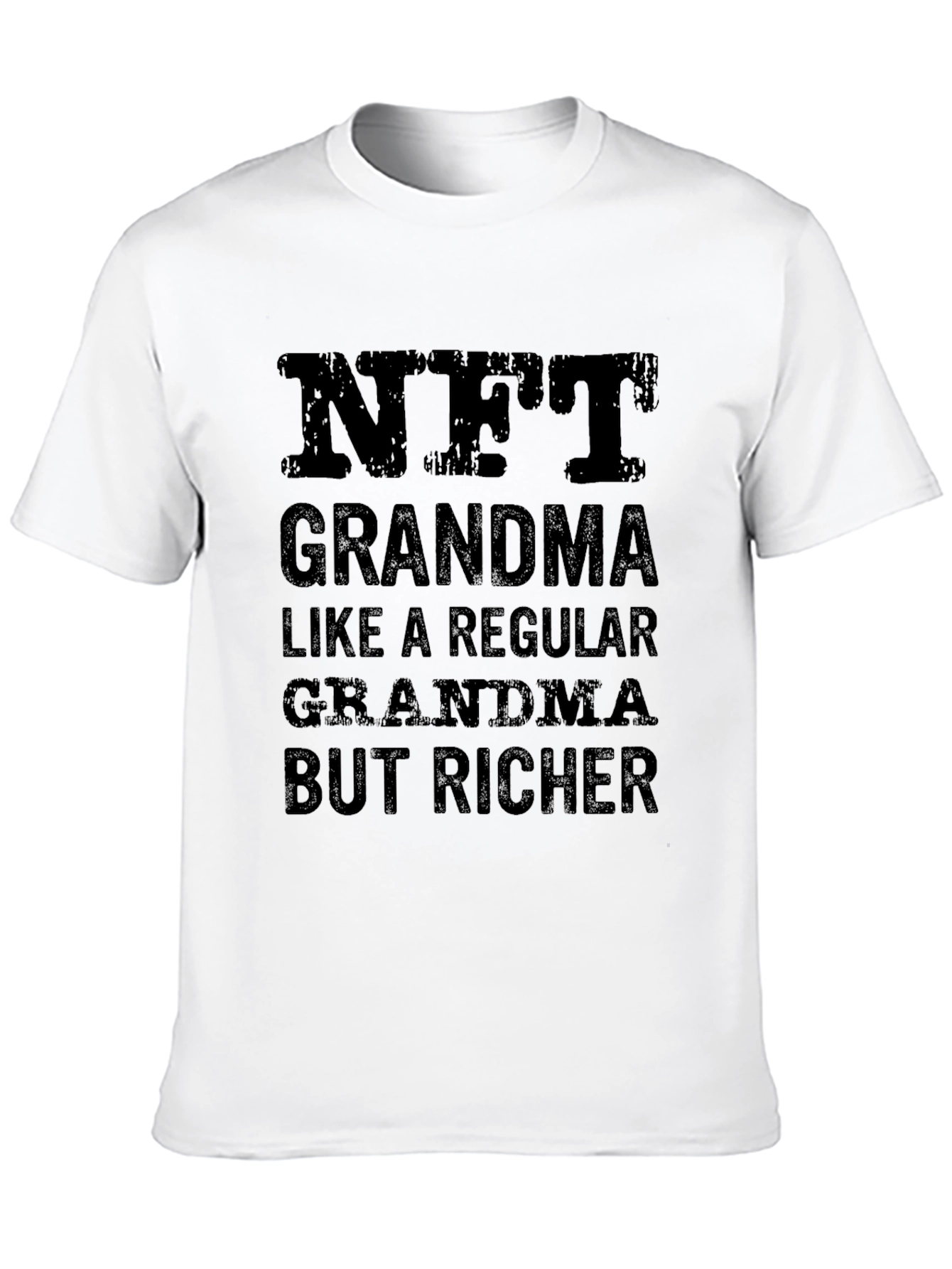 NFT Grandma T-Shirt - Rich Grandma Tee