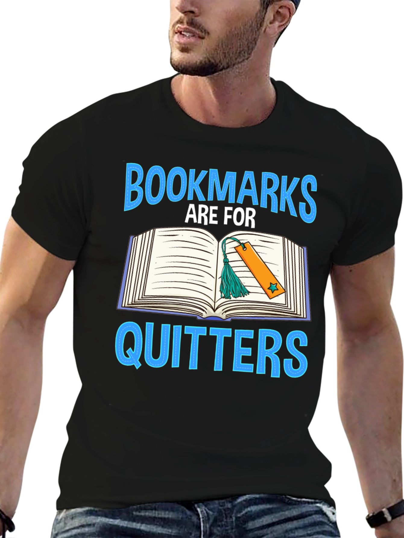 Book Lovers T-Shirt - Bookmarks Are For Quitters