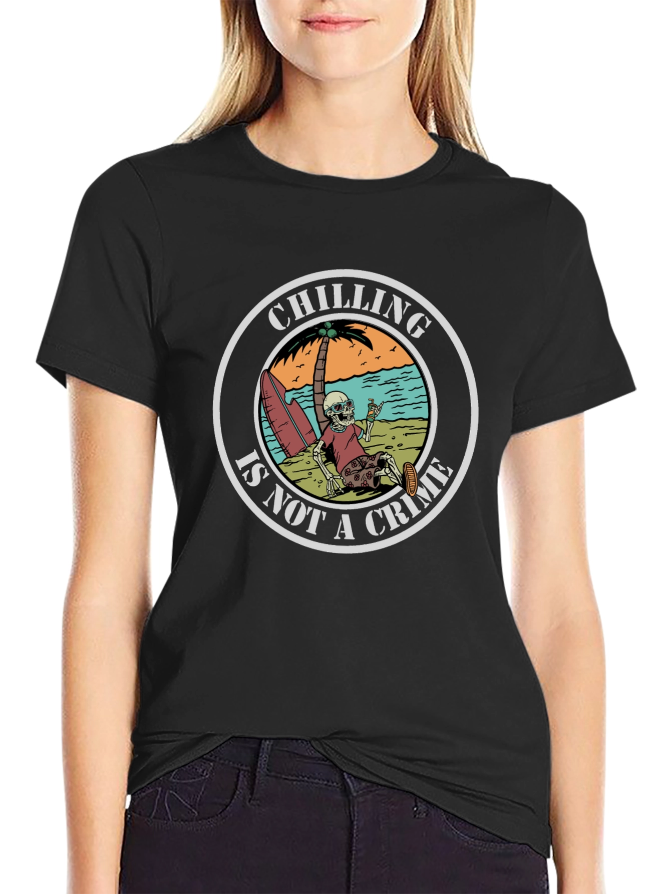 Chilling is Not a Crime T-Shirt