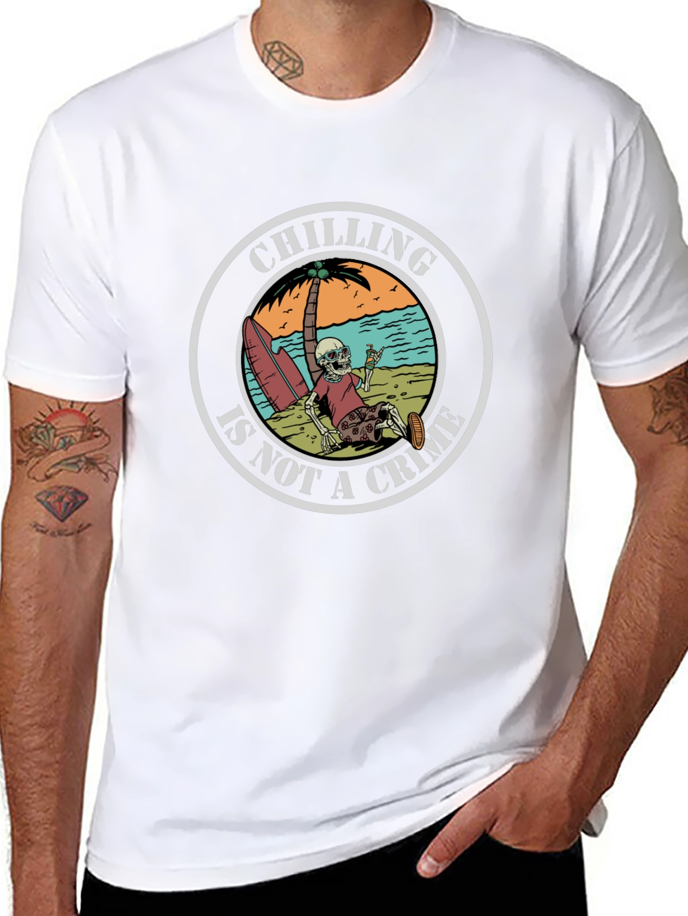 Chilling is Not a Crime T-Shirt