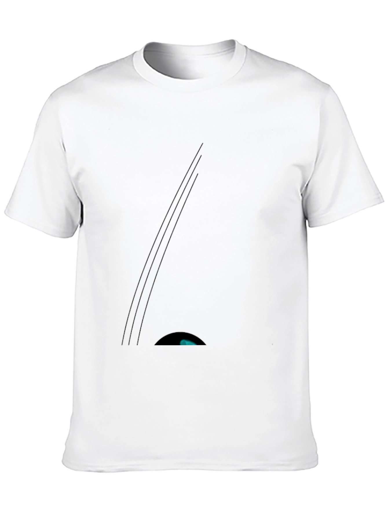 Minimalist Black Graphic Tee - Modern Style