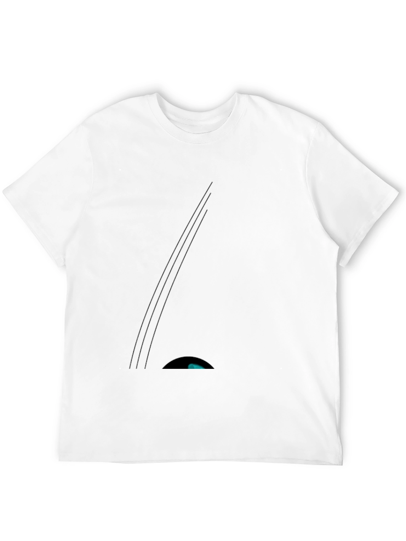 Minimalist Black Graphic Tee - Modern Style