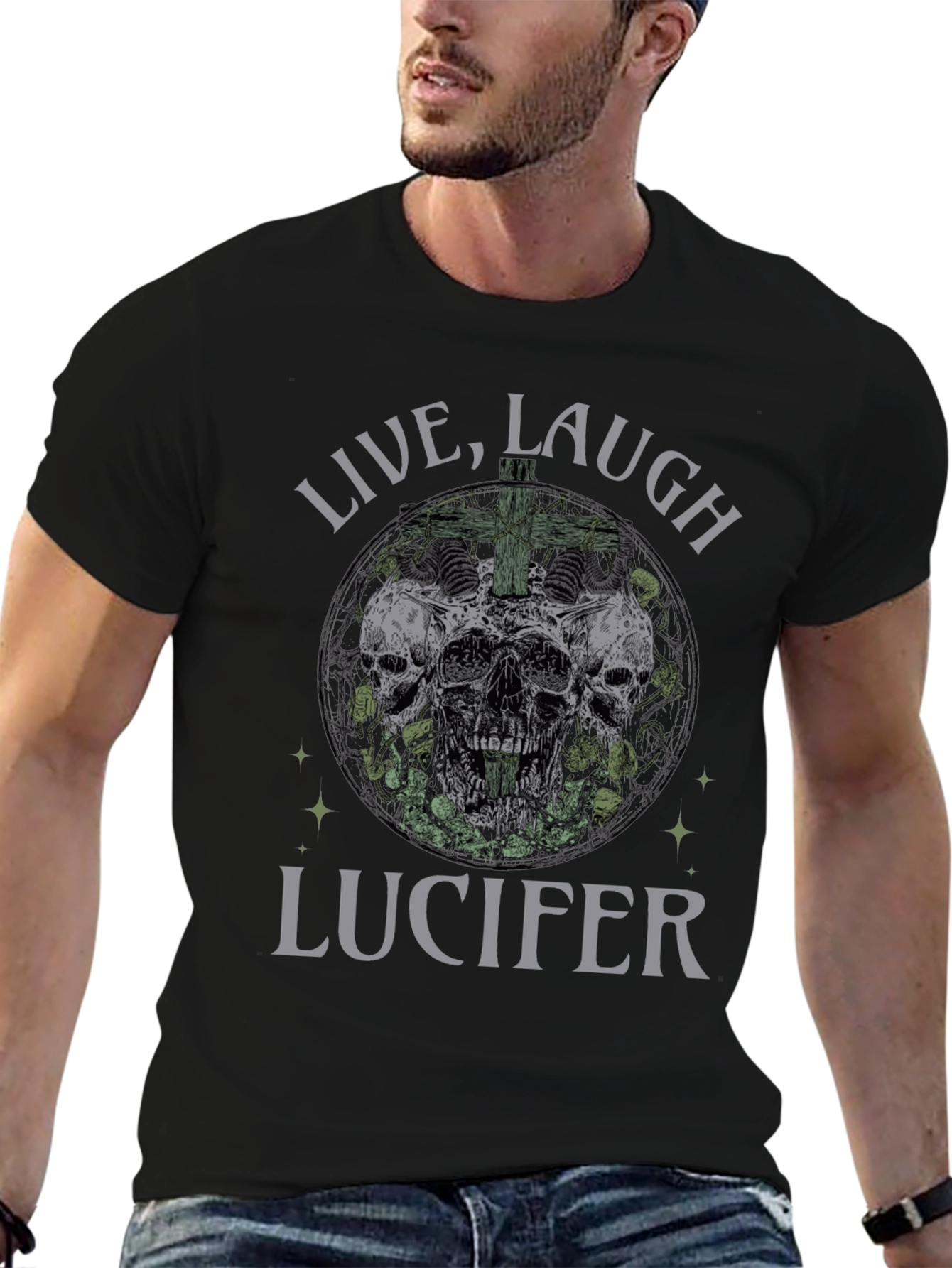 Live Laugh Lucifer Graphic Tee
