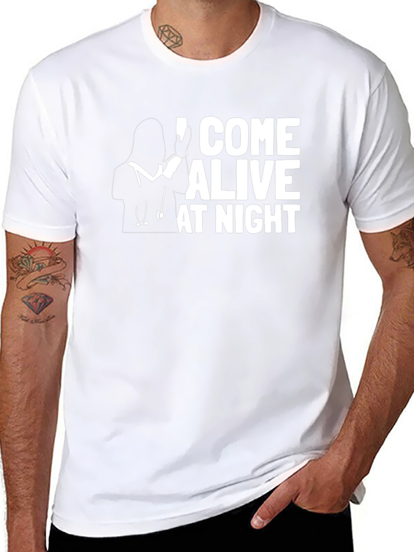 Nurse I Come Alive At Night T-Shirt
