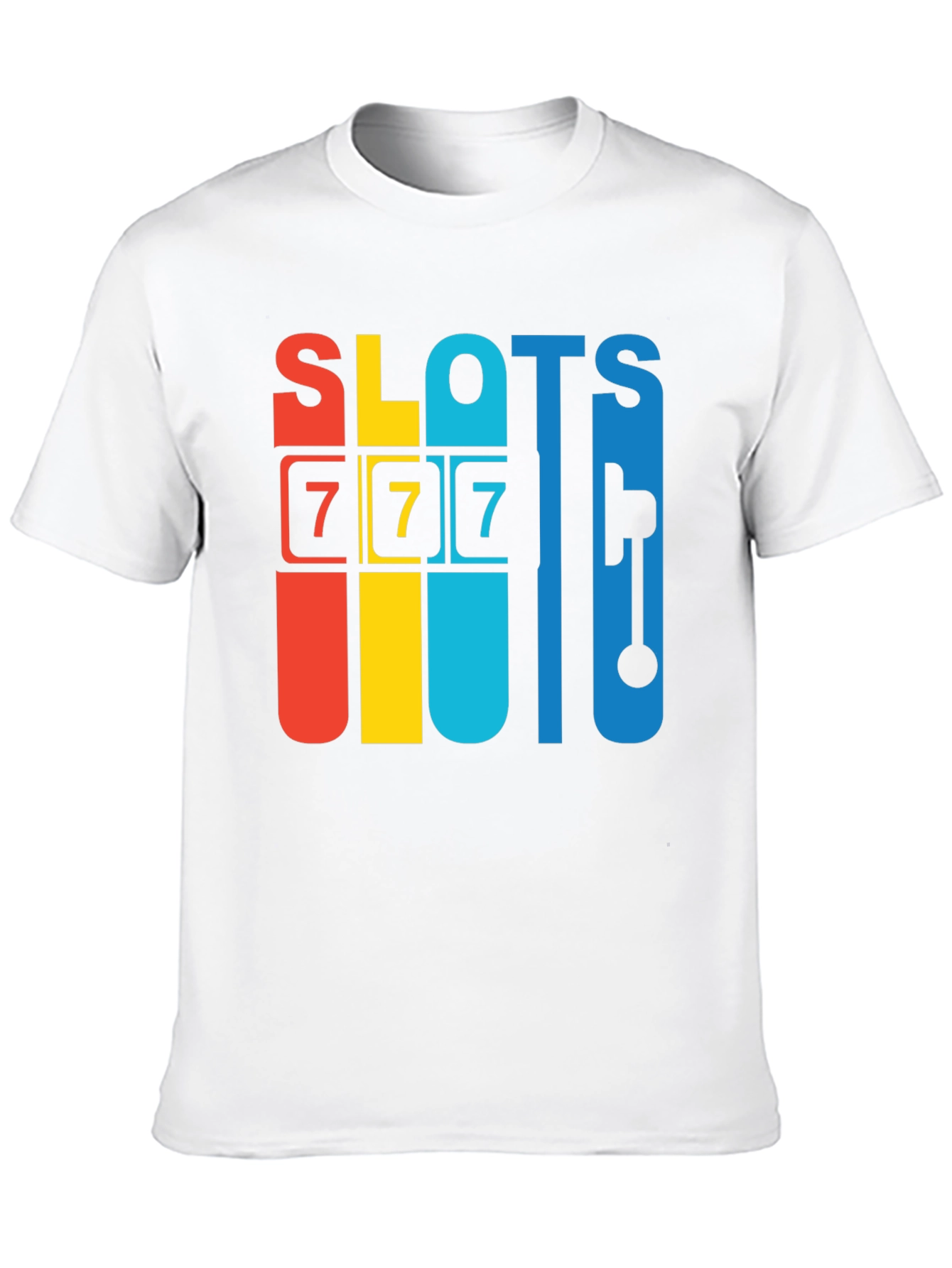 Lucky 7 Slots Graphic Tee - Classic Casino Style