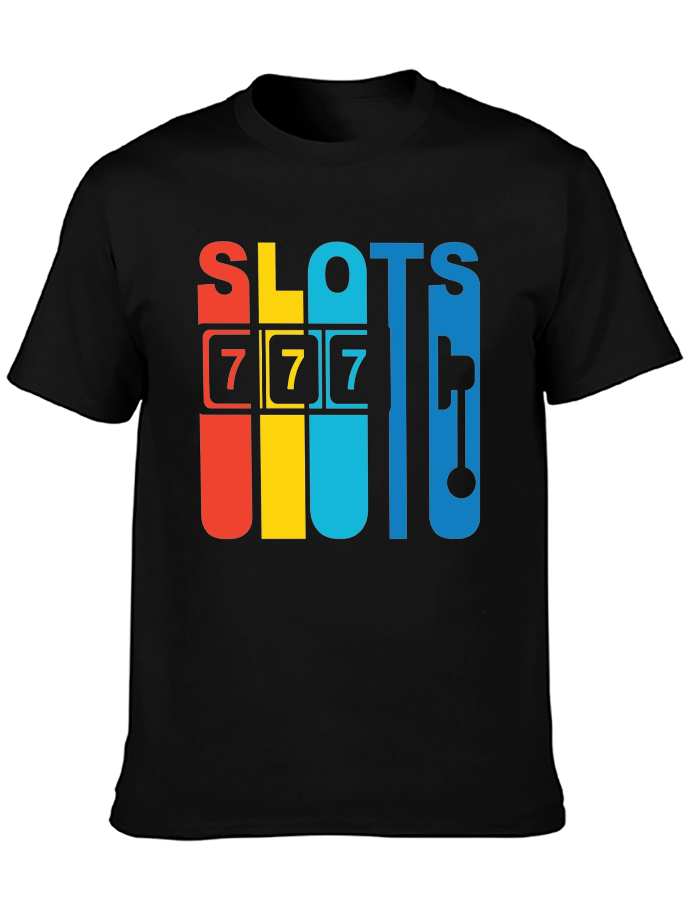 Lucky 7 Slots Graphic Tee - Classic Casino Style