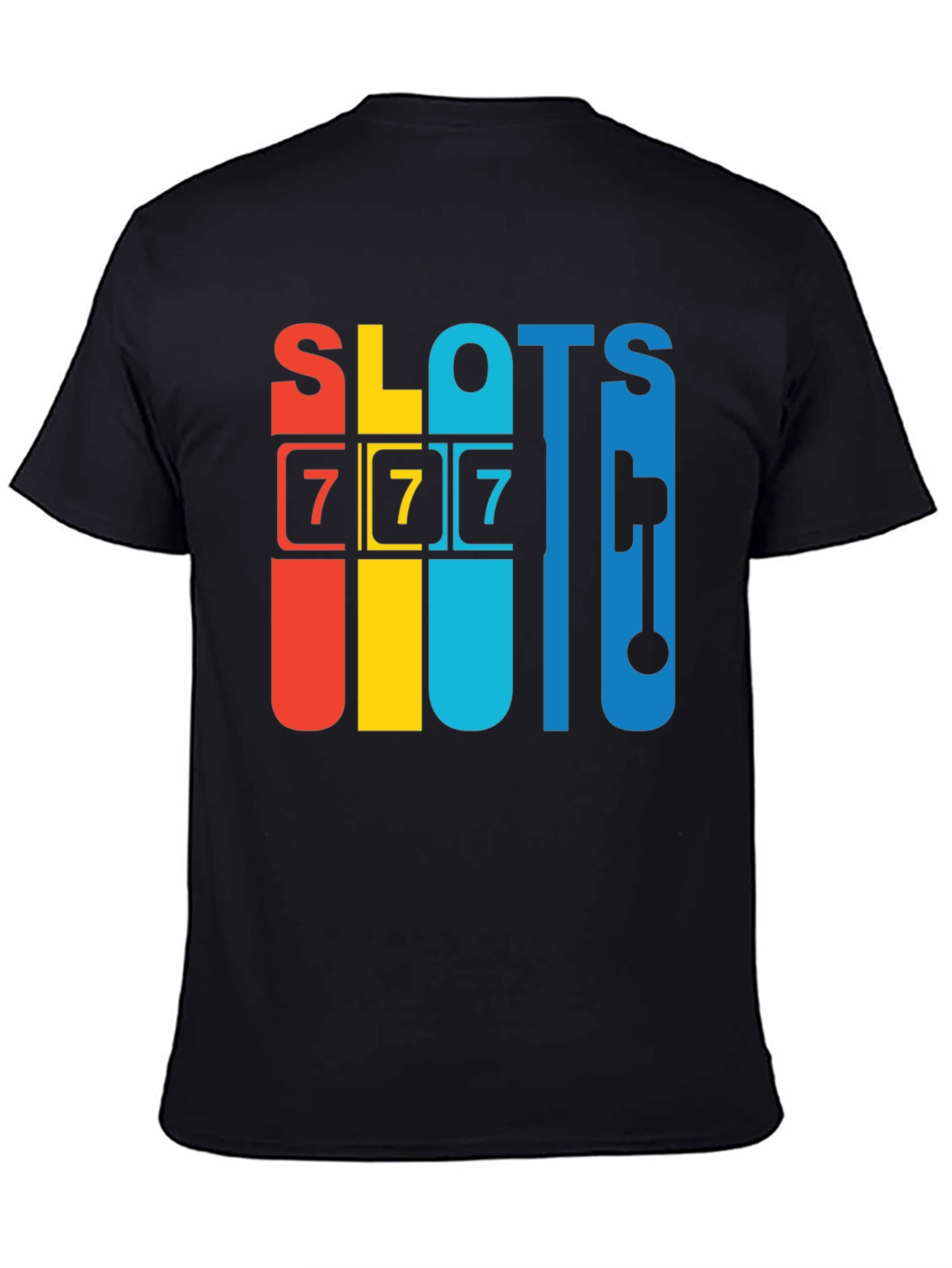 Lucky 7 Slots Graphic Tee - Classic Casino Style