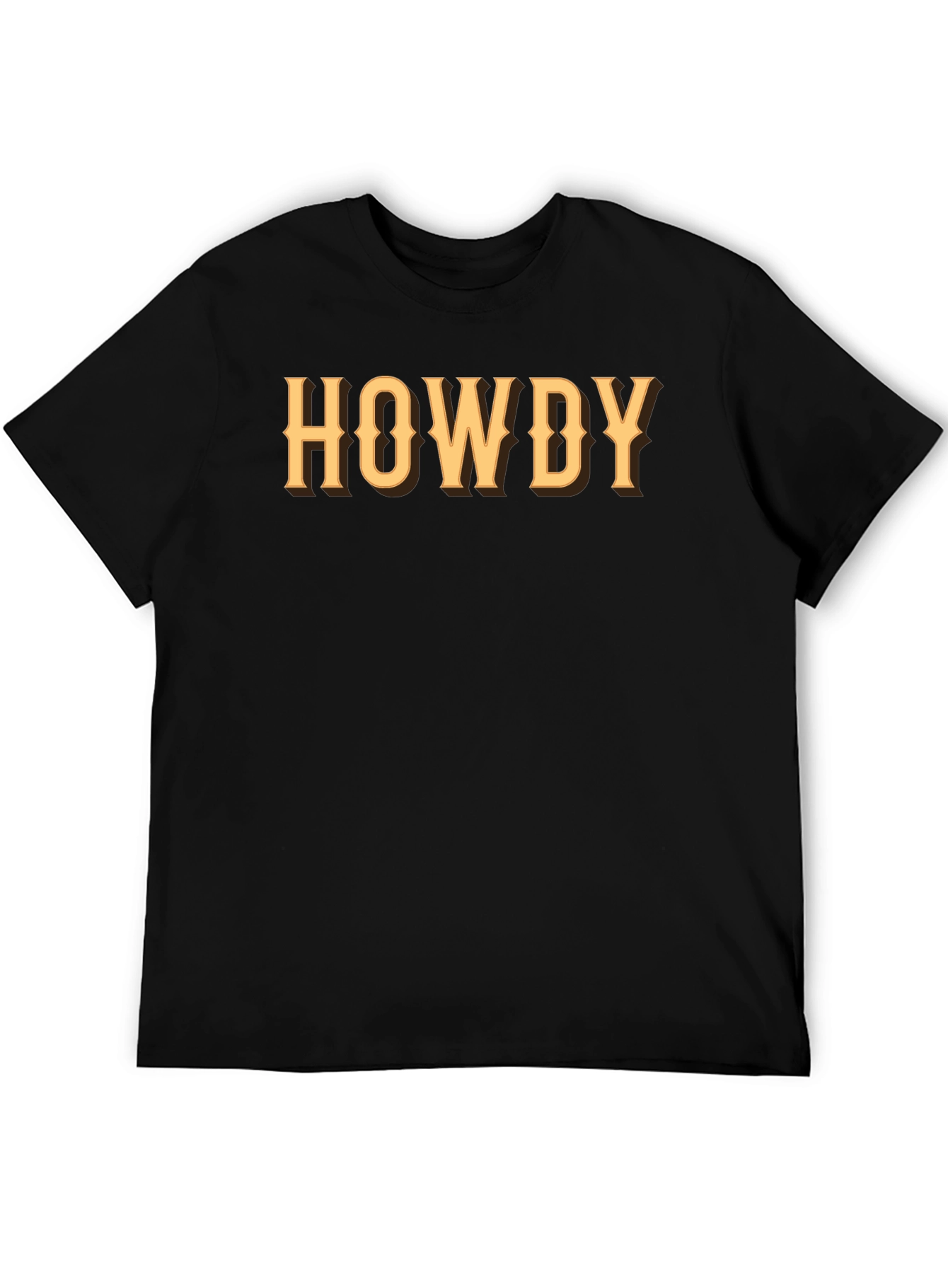 Howdy Cowboy Graphic Tee - Western Style Shirt