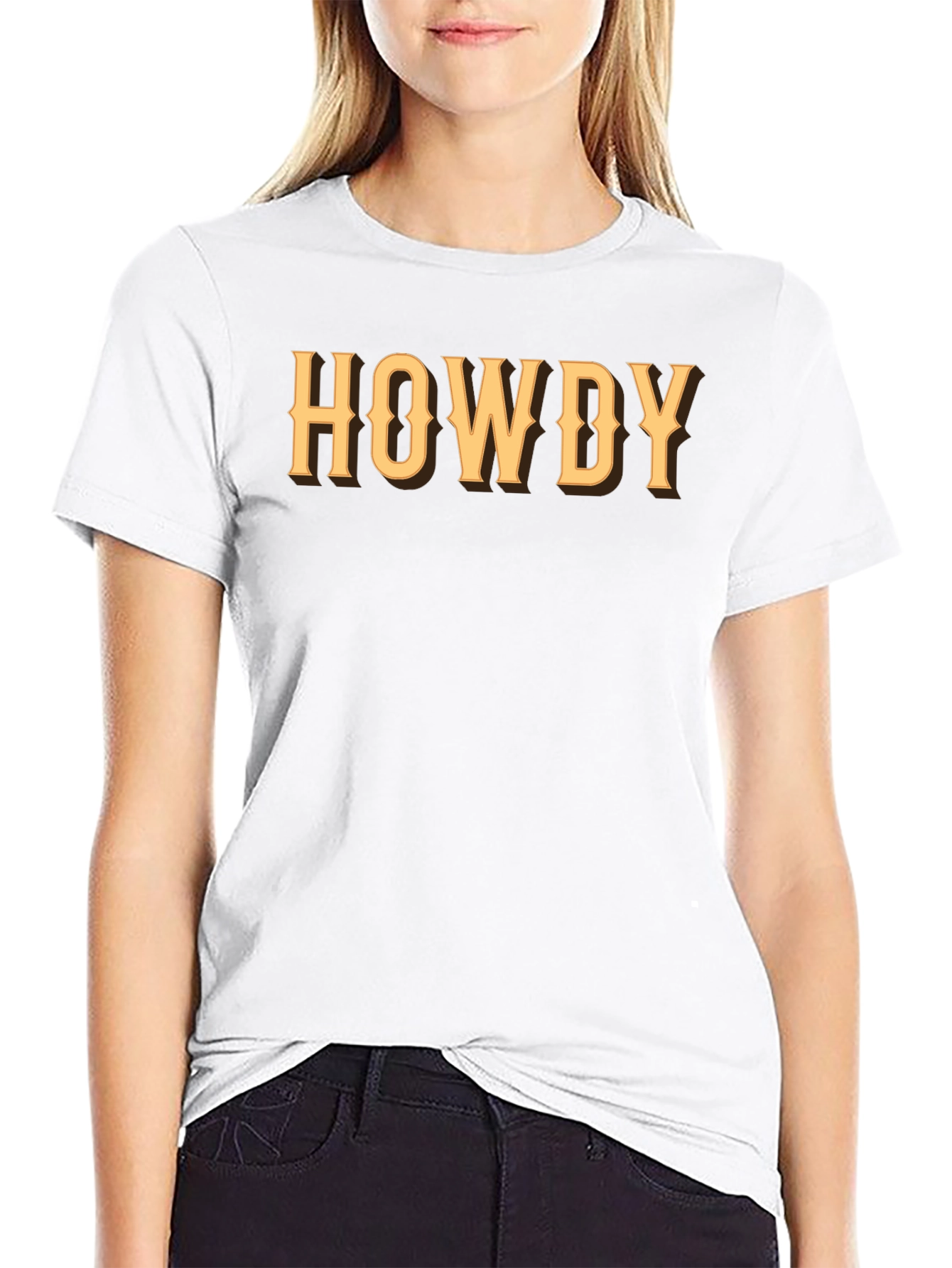 Howdy Cowboy Graphic Tee - Western Style Shirt