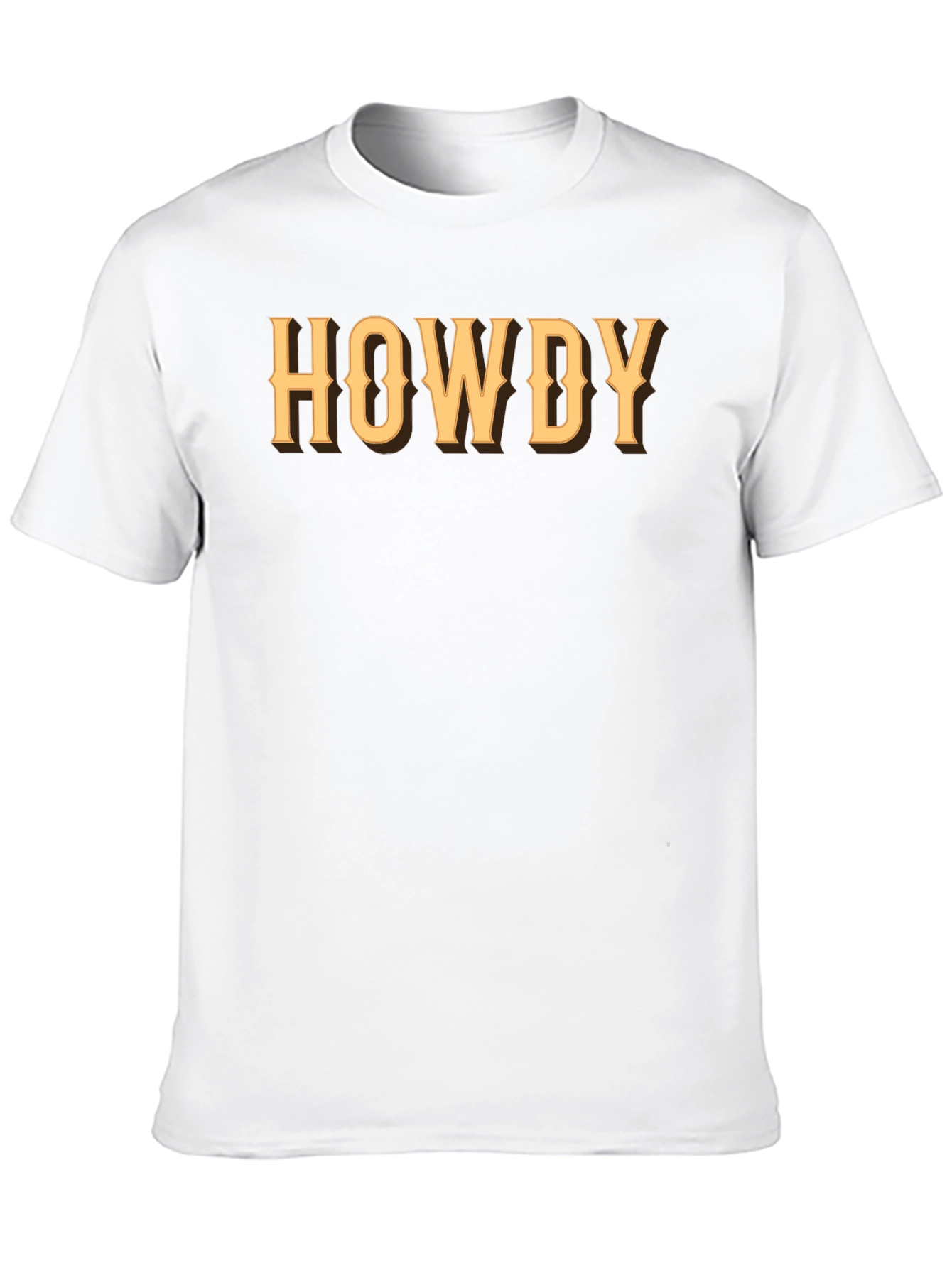 Howdy Cowboy Graphic Tee - Western Style Shirt