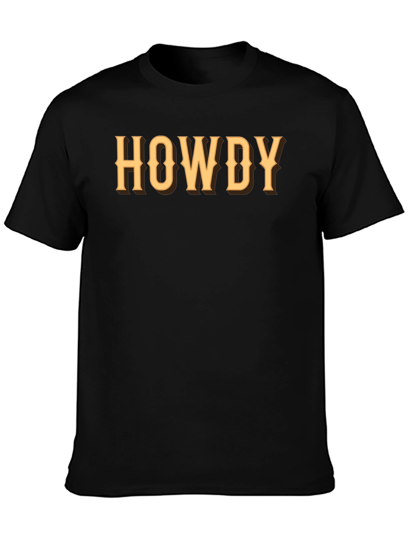 Howdy Cowboy Graphic Tee - Western Style Shirt