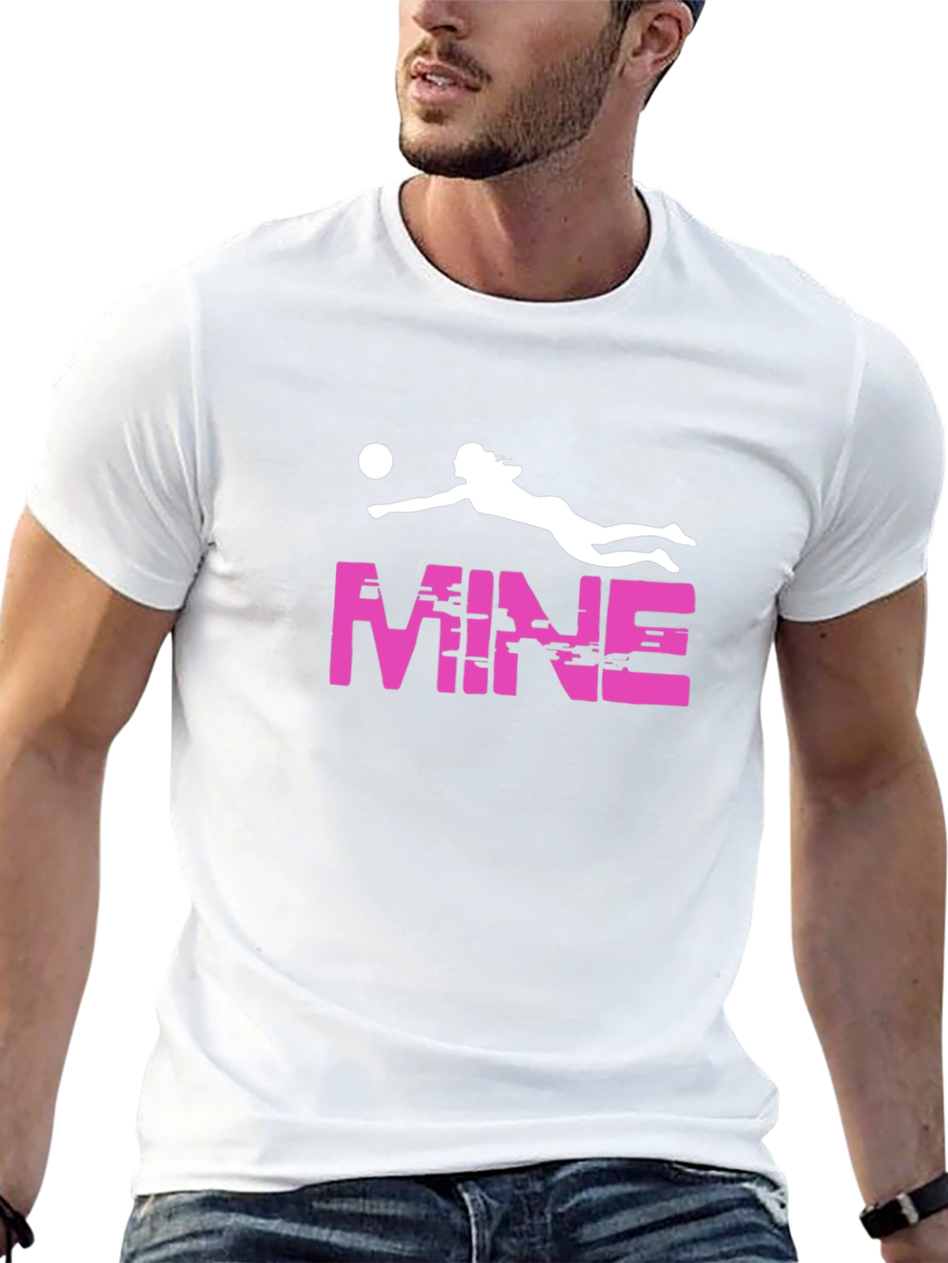 Volleyball Graphic T-Shirt - MINE