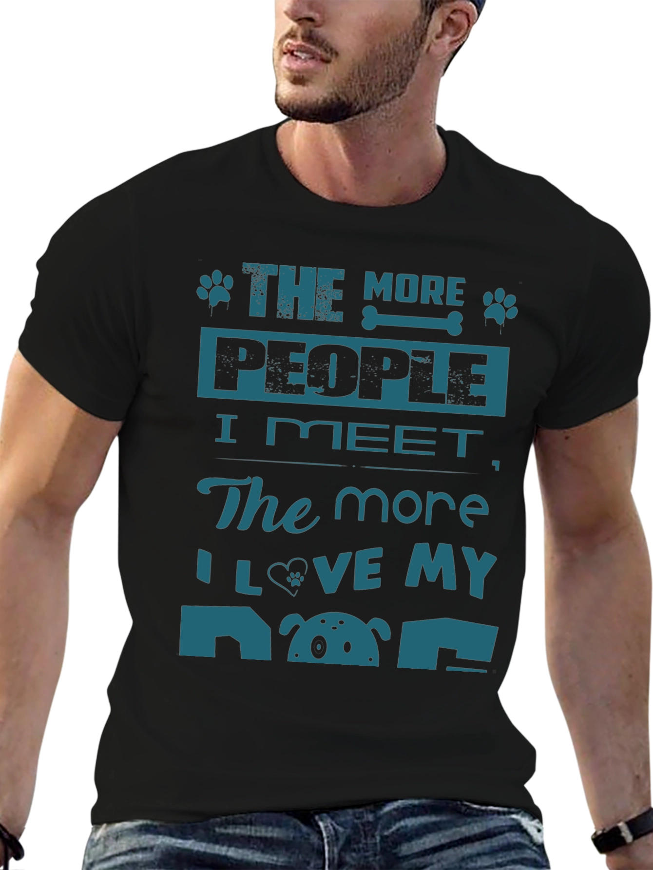 The More People I Meet Dog Lover T-Shirt