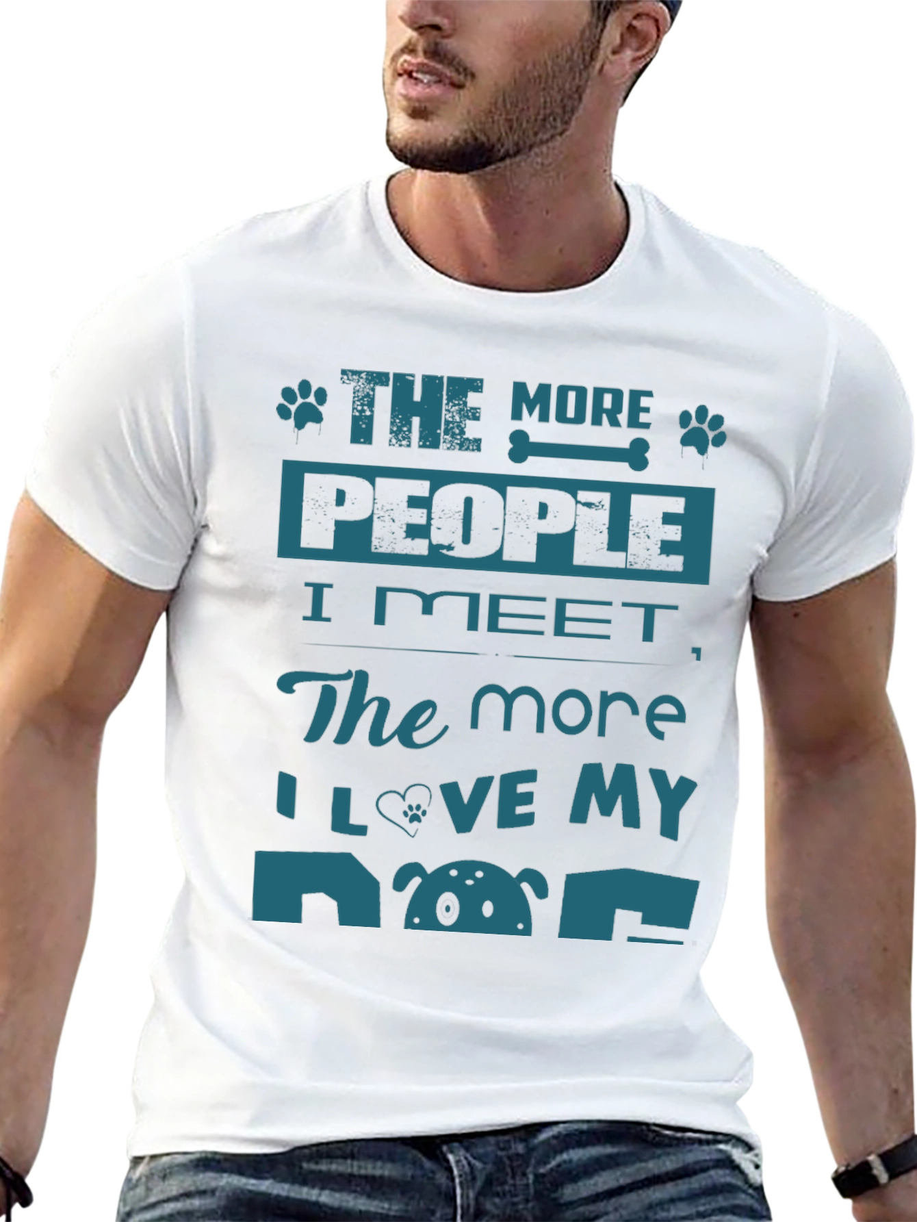 The More People I Meet Dog Lover T-Shirt