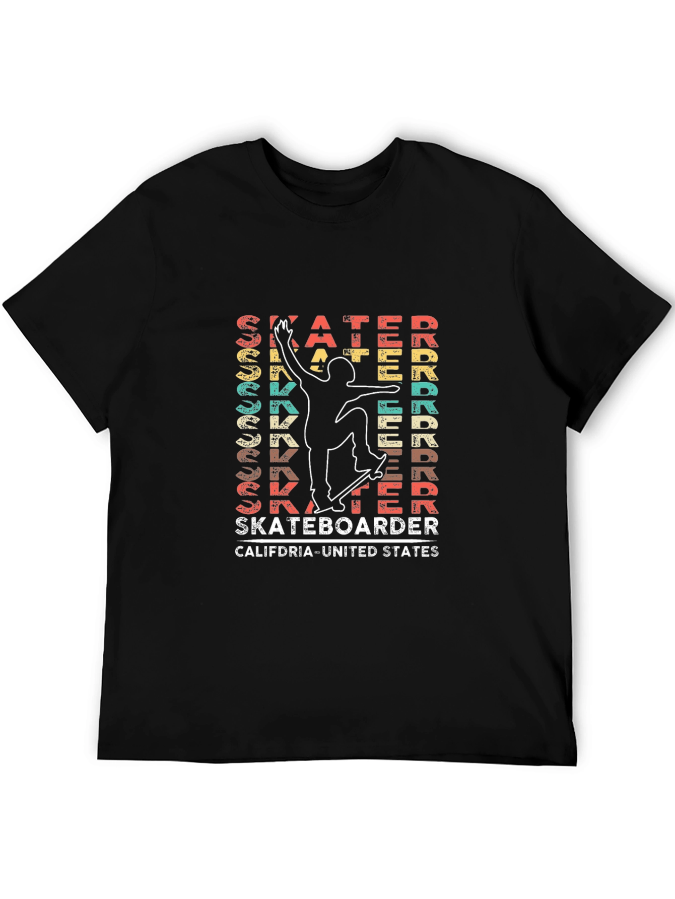 Retro Skateboarder Graphic Tee
