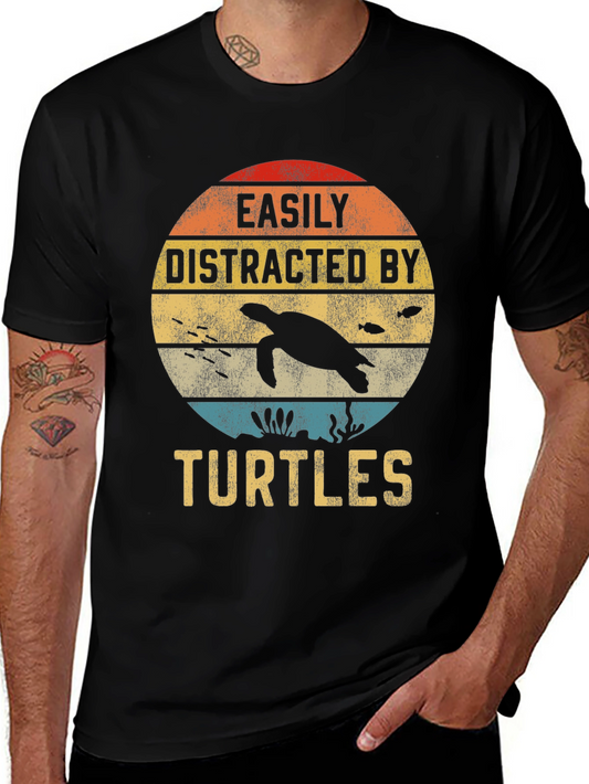 Easily Distracted By Turtles T-Shirt