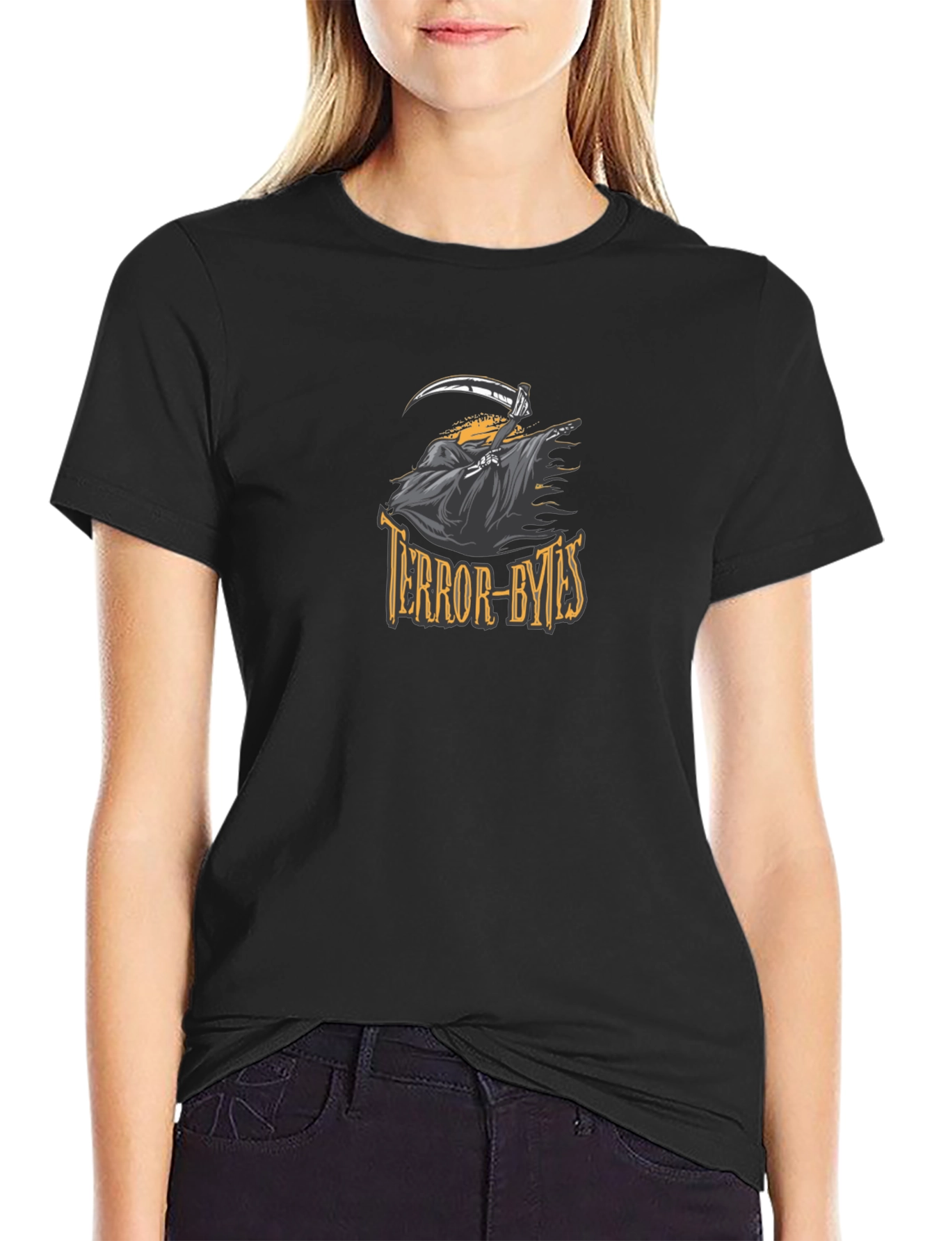 Terror-Bytes Grim Reaper Graphic T-Shirt