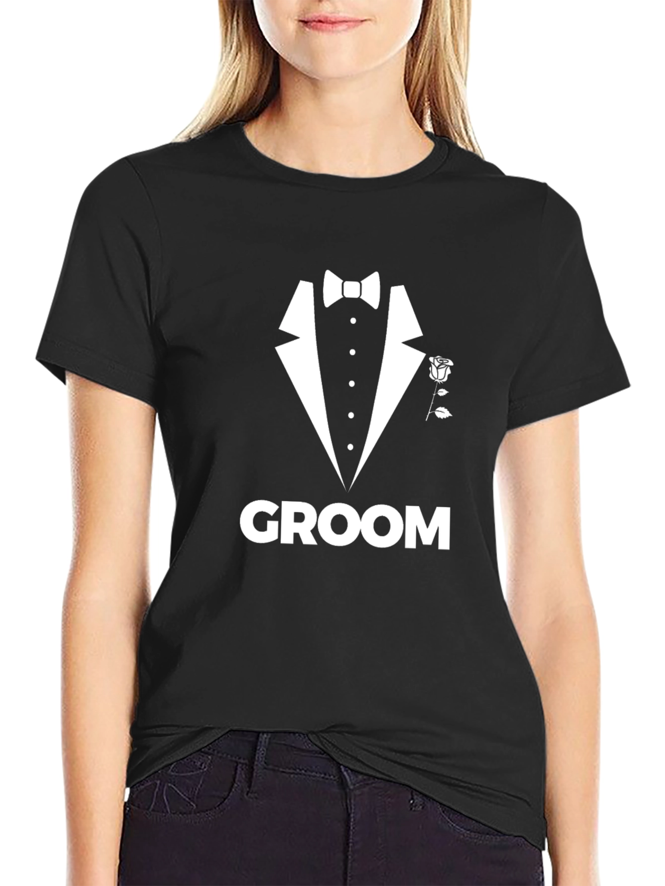 Groom Tuxedo T-Shirt - Wedding Party Apparel