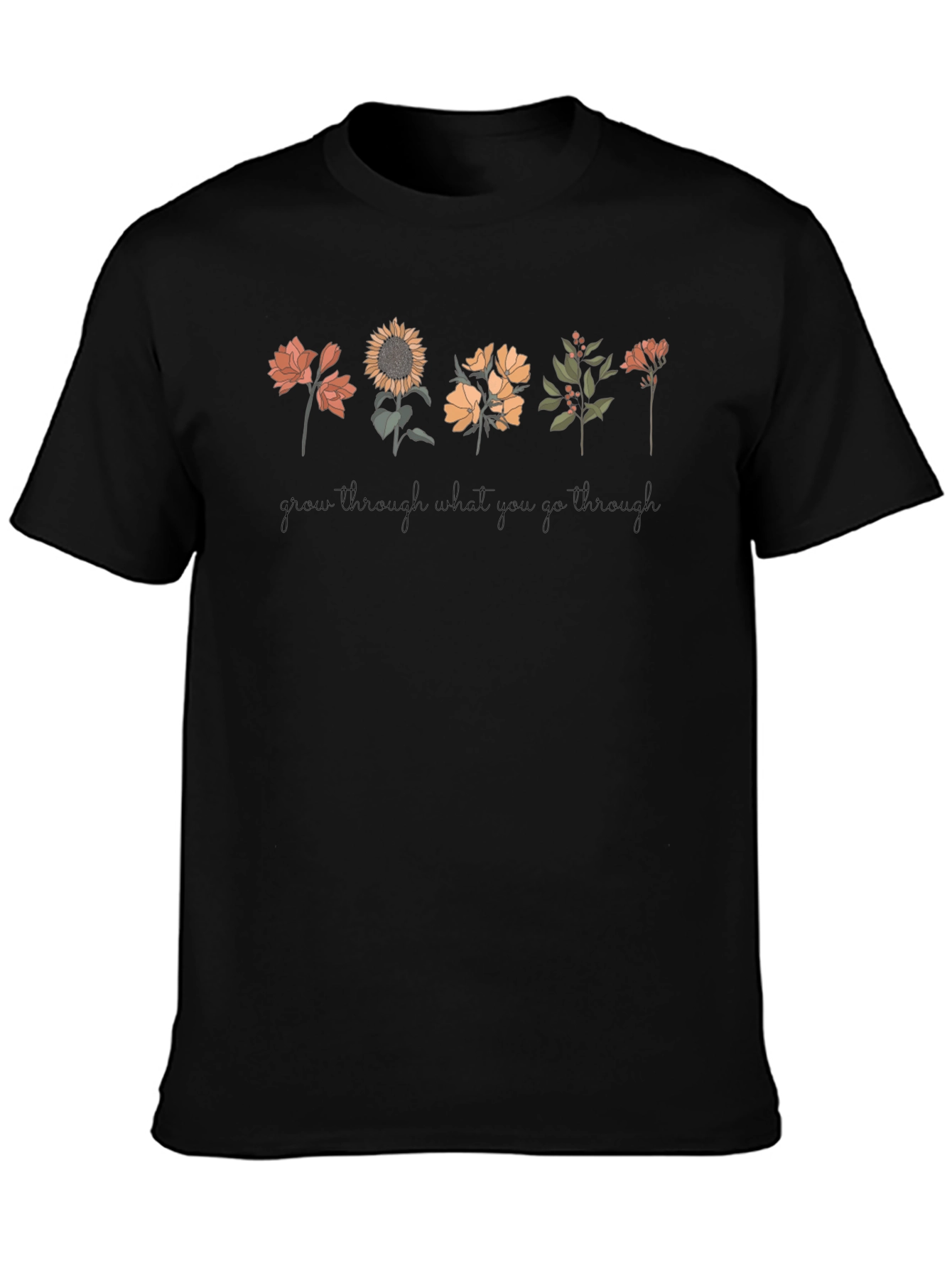 Grow Through What You Go Through Graphic Tee