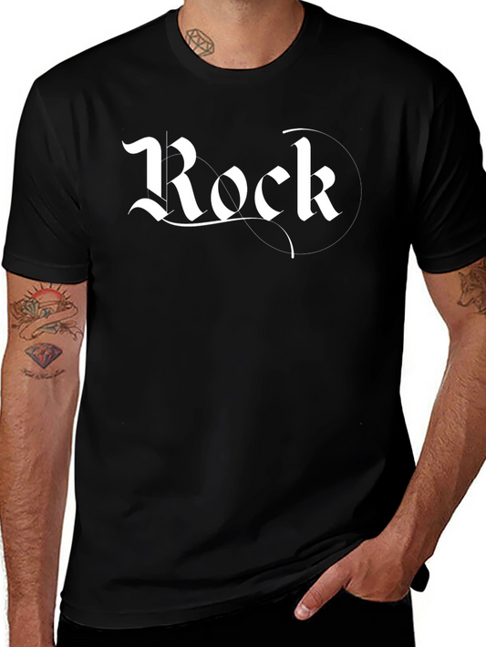 Rock Band Tee - Classic Black Graphic T-Shirt