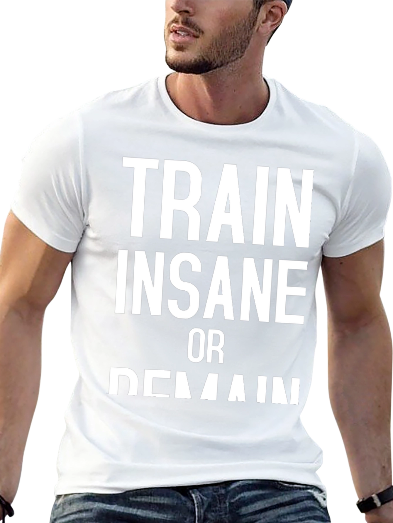 Train Insane Graphic Tee - Black