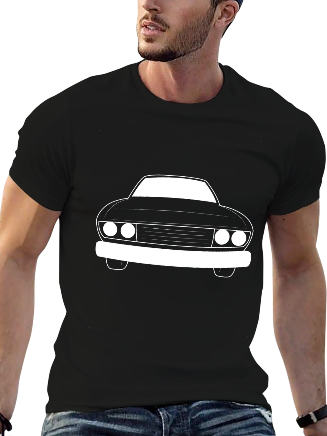 Retro Car Graphic Tee - Classic Auto T-Shirt