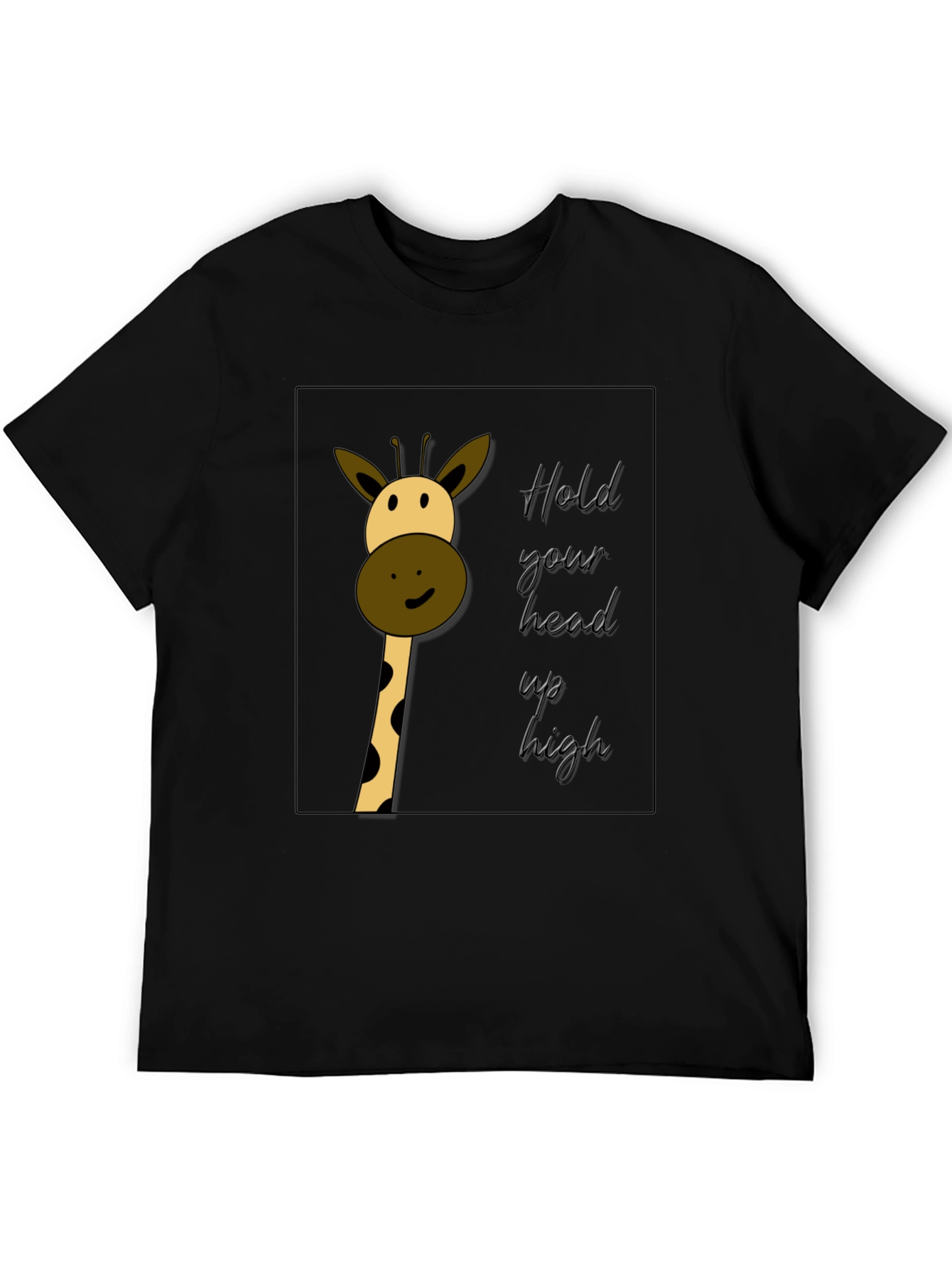 Giraffe Graphic Tee - Hold Your Head Up High