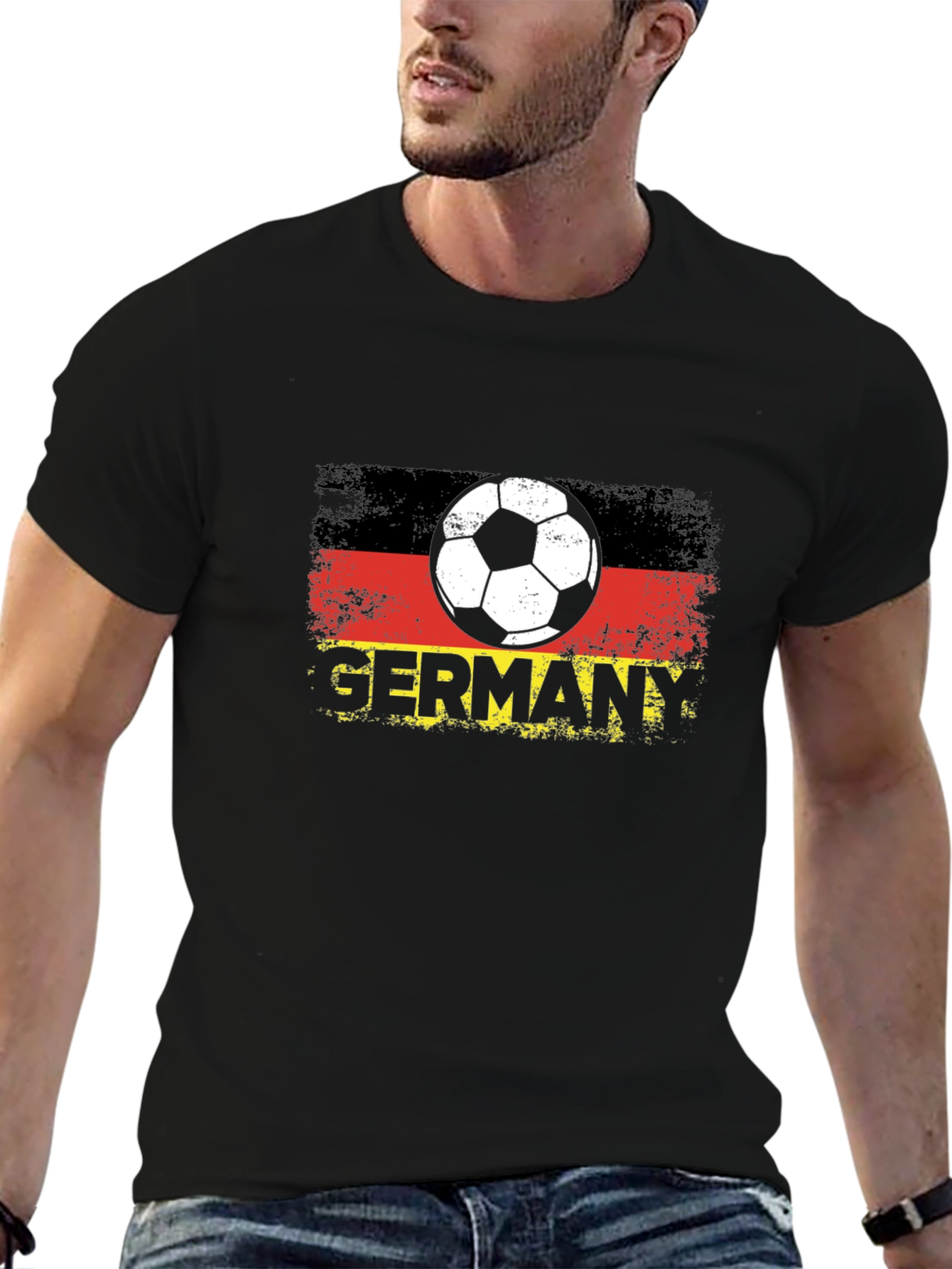Germany Flag Soccer Ball T-Shirt