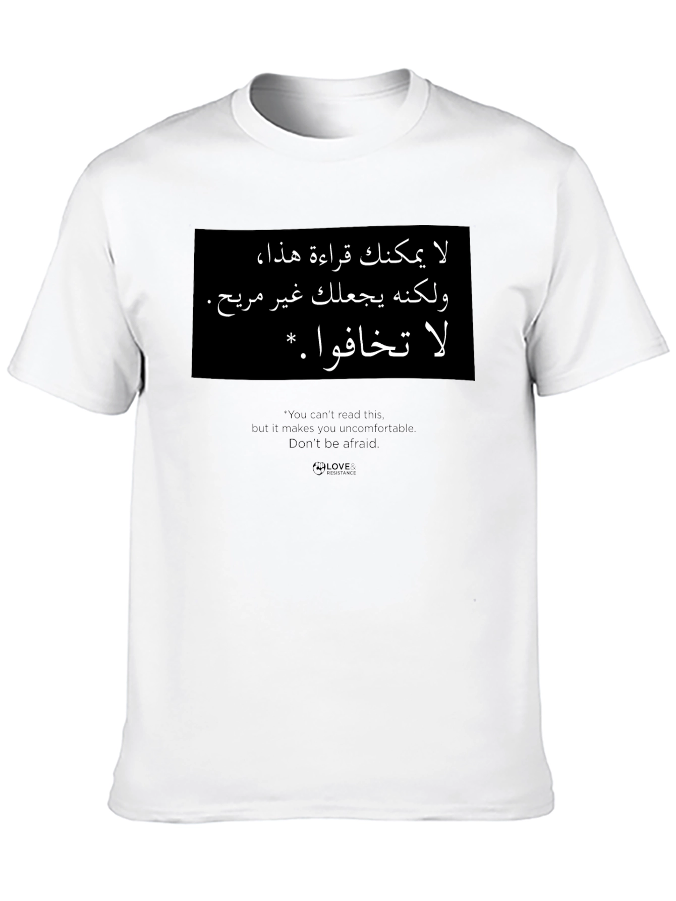 Arabic Text Graphic T-Shirt