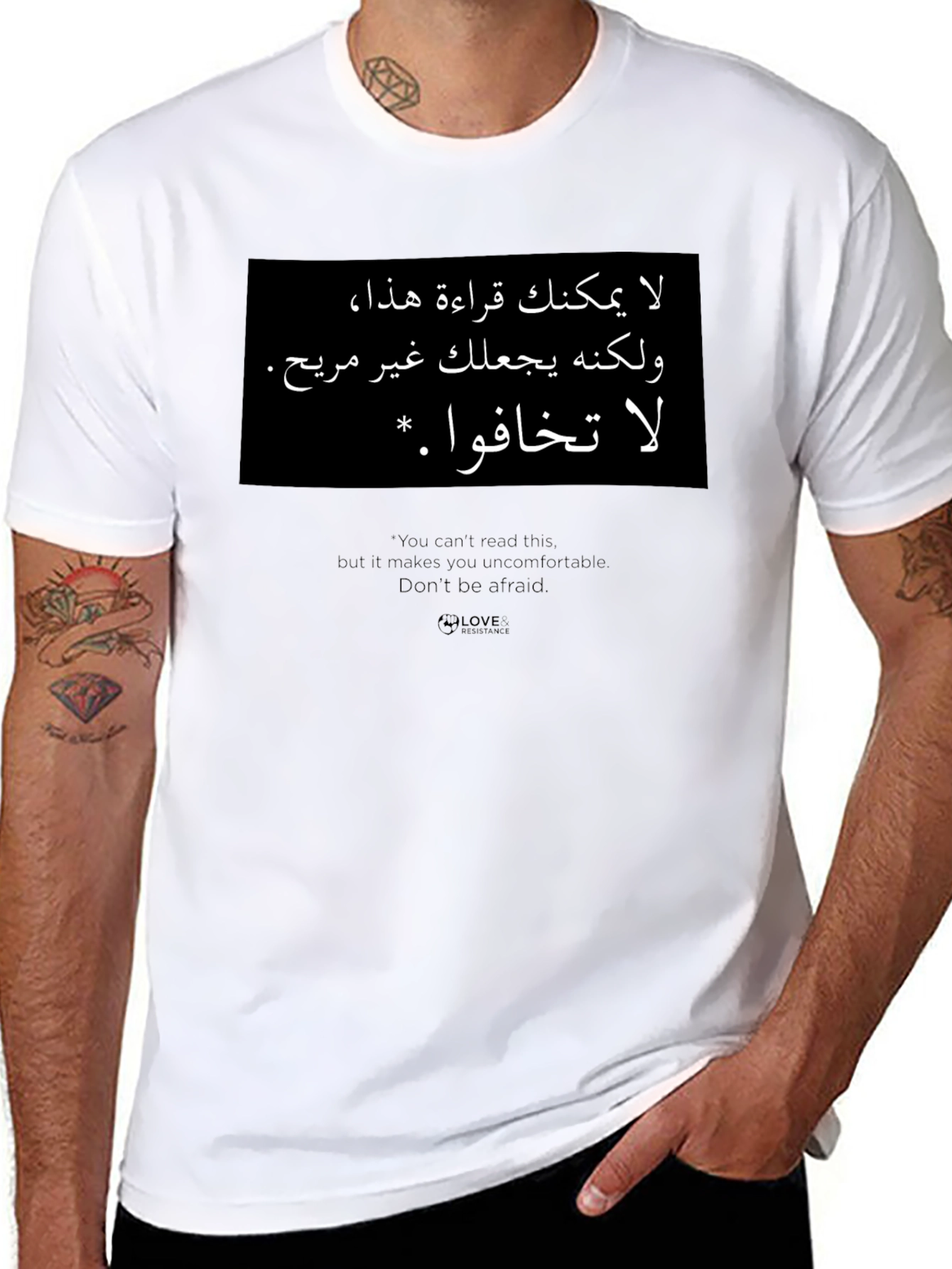 Arabic Text Graphic T-Shirt