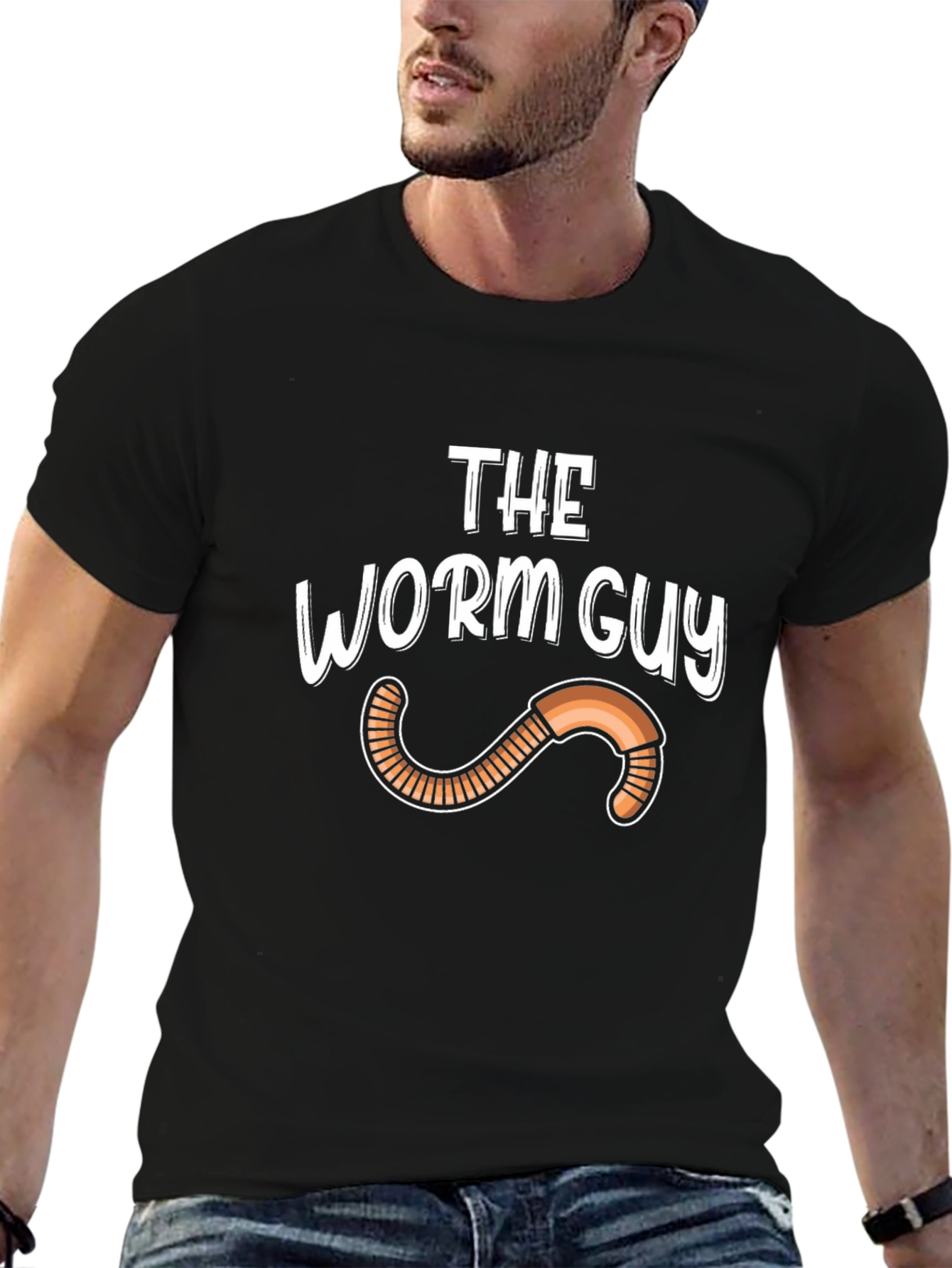 The Worm Guy T-Shirt - Funny Graphic Tee