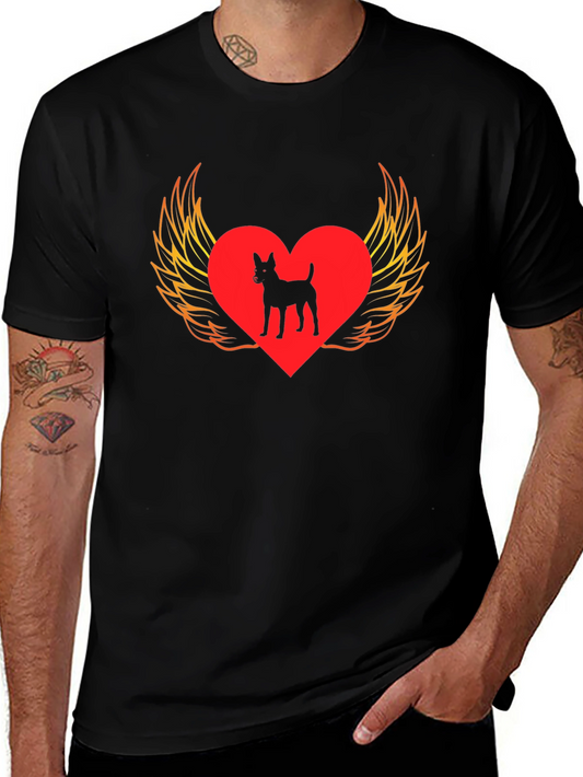 Dog Heart Wings T-Shirt