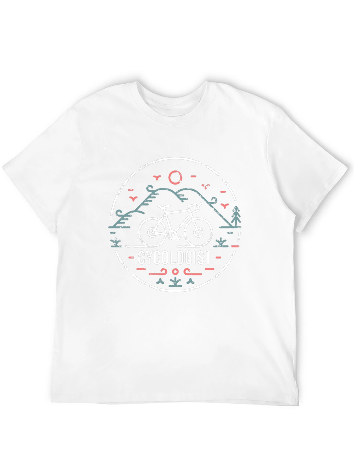 Cycologist Graphic Tee - Black Cotton T-Shirt