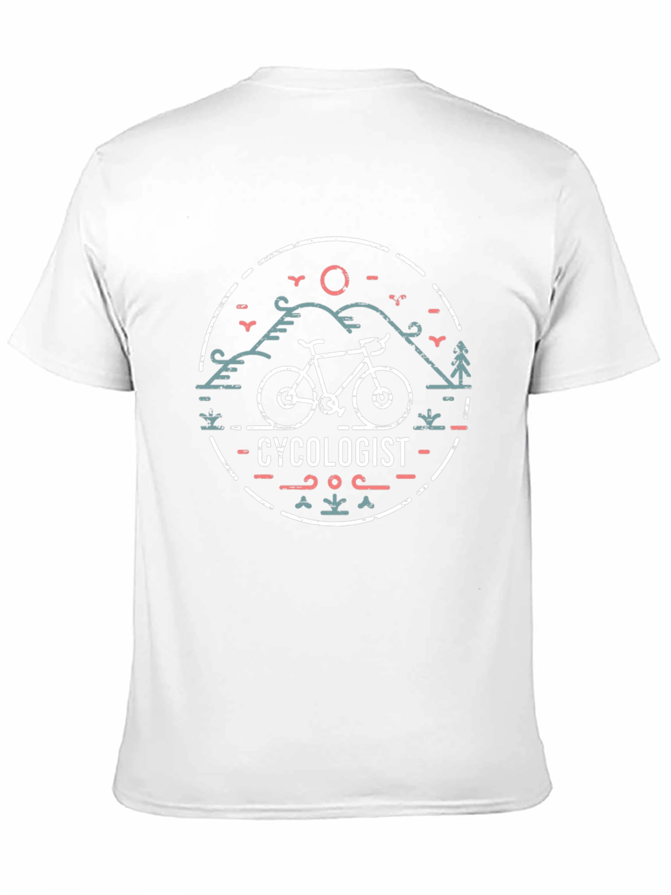 Cycologist Graphic Tee - Black Cotton T-Shirt