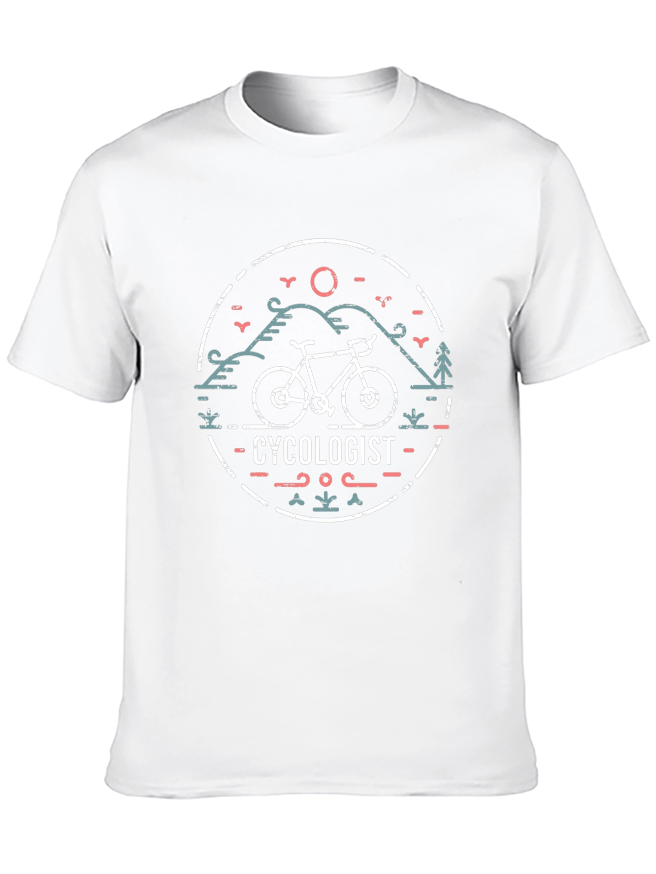 Cycologist Graphic Tee - Black Cotton T-Shirt