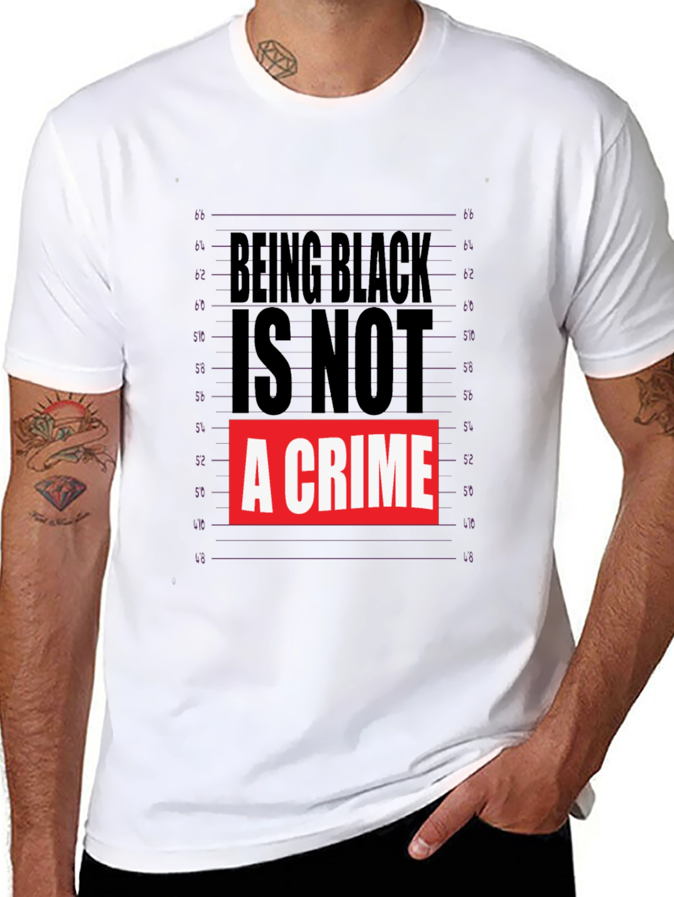 Being Black Is Not a Crime Graphic T-Shirt
