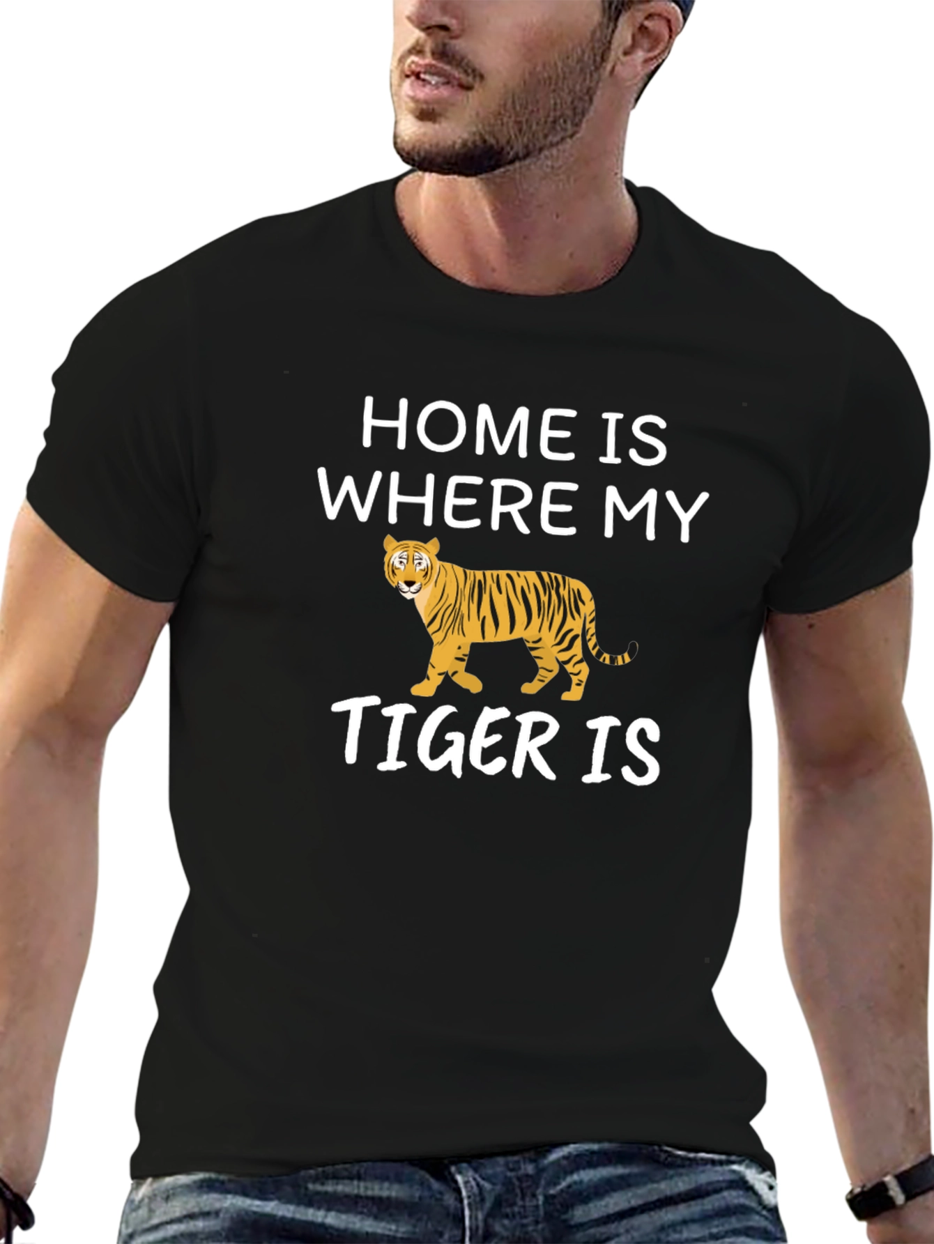 Home is Where My Tiger Is Graphic Tee