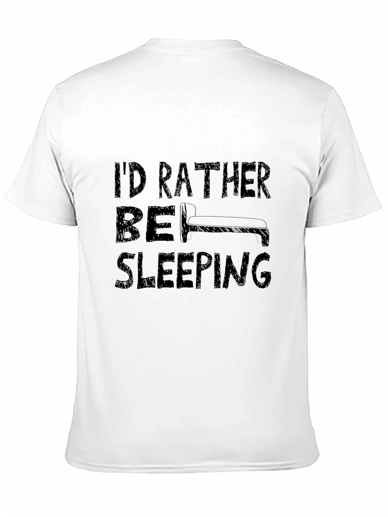 Id Rather Be Sleeping T-Shirt Funny Slogan