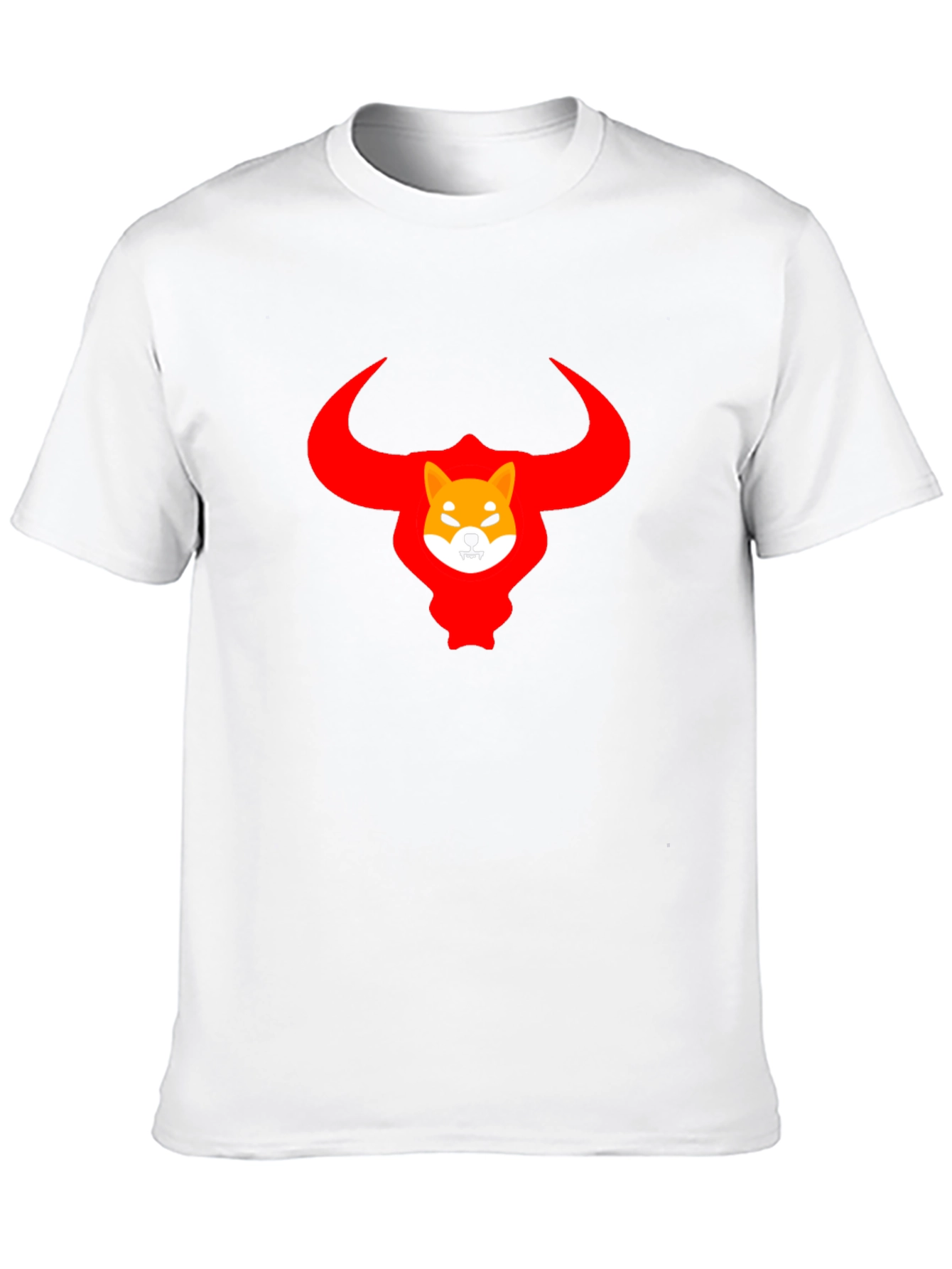 Shiba Inu Bull Crypto T-Shirt - Black