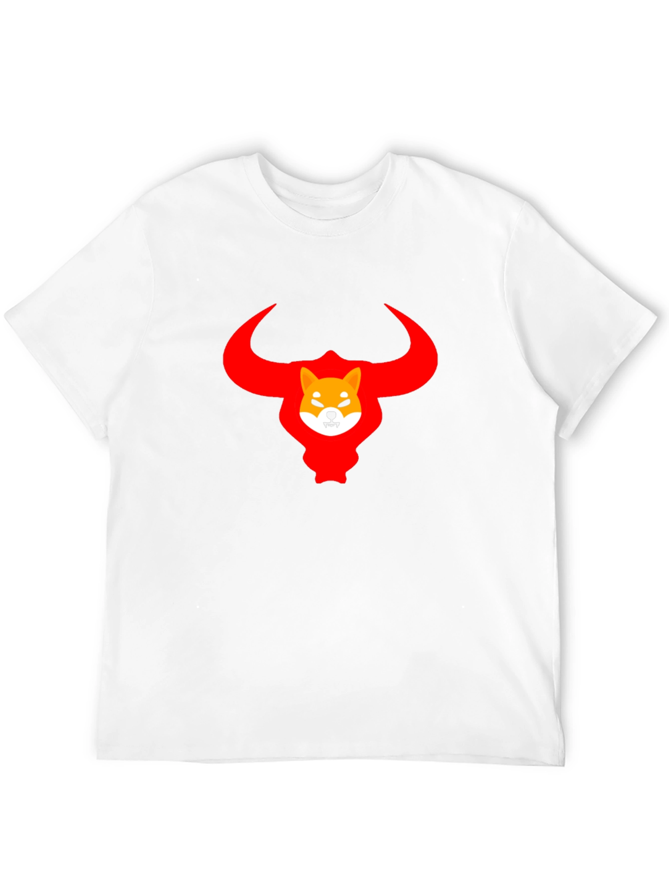 Shiba Inu Bull Crypto T-Shirt - Black