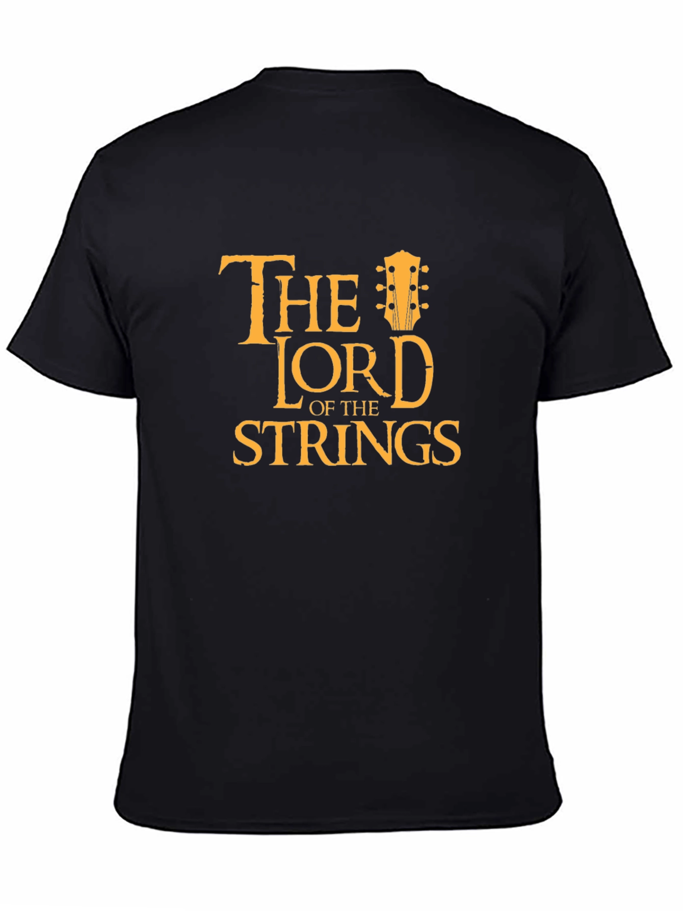 Lord of the Strings Black T-Shirt