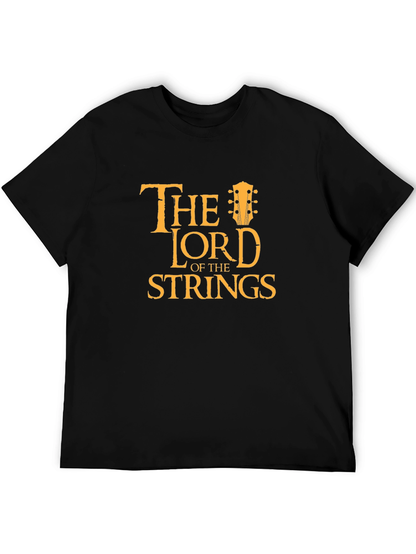 Lord of the Strings Black T-Shirt