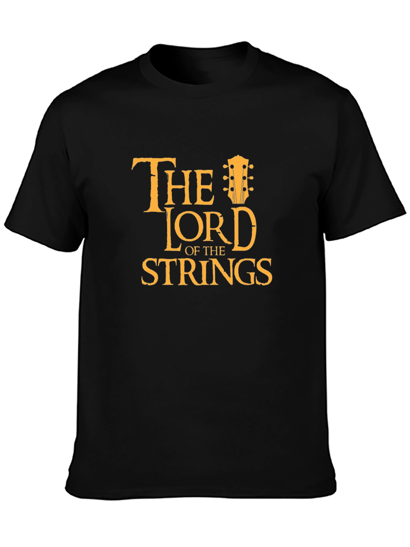 Lord of the Strings Black T-Shirt