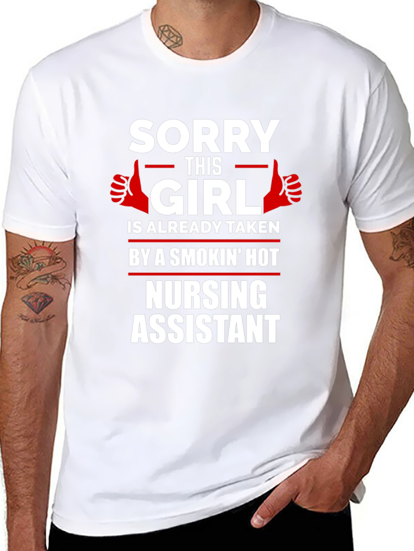 Sorry Girl Taken by Hot Nursing Assistant T-Shirt