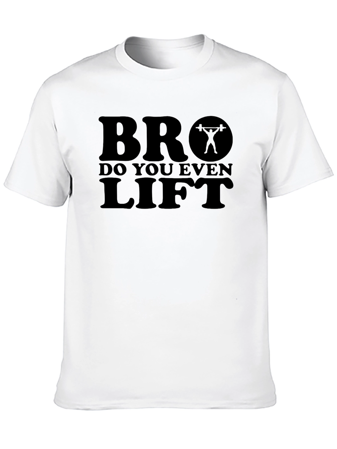 Bro Do You Even Lift? Black Graphic T-Shirt