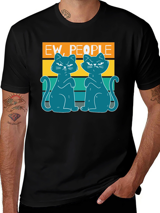 Ew People Cat T-Shirt - Sarcastic Funny Cat Tee