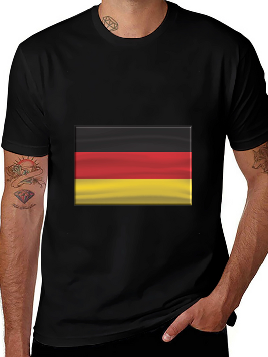 Germany Flag Graphic Black T-Shirt