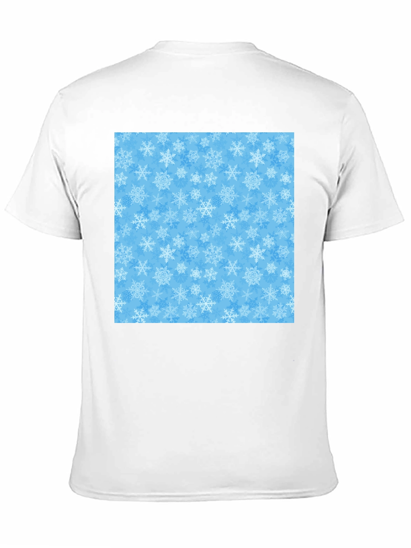 Snowflake Pattern T-Shirt - Winter Holiday Apparel