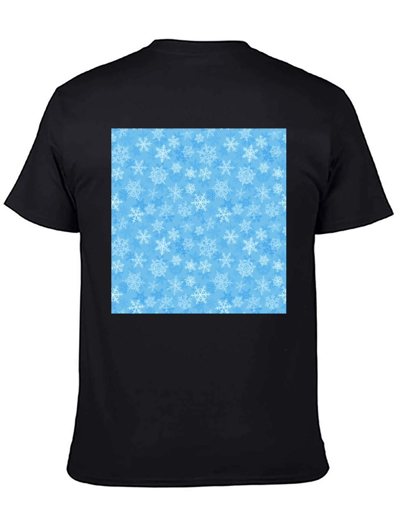 Snowflake Pattern T-Shirt - Winter Holiday Apparel