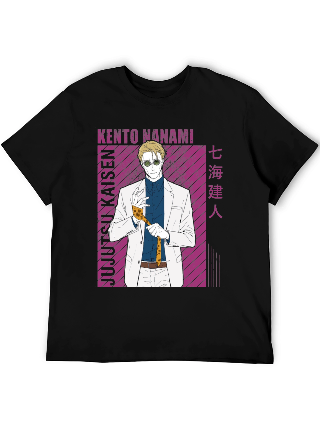 Kento Nanami Jujutsu Kaisen Black T-Shirt